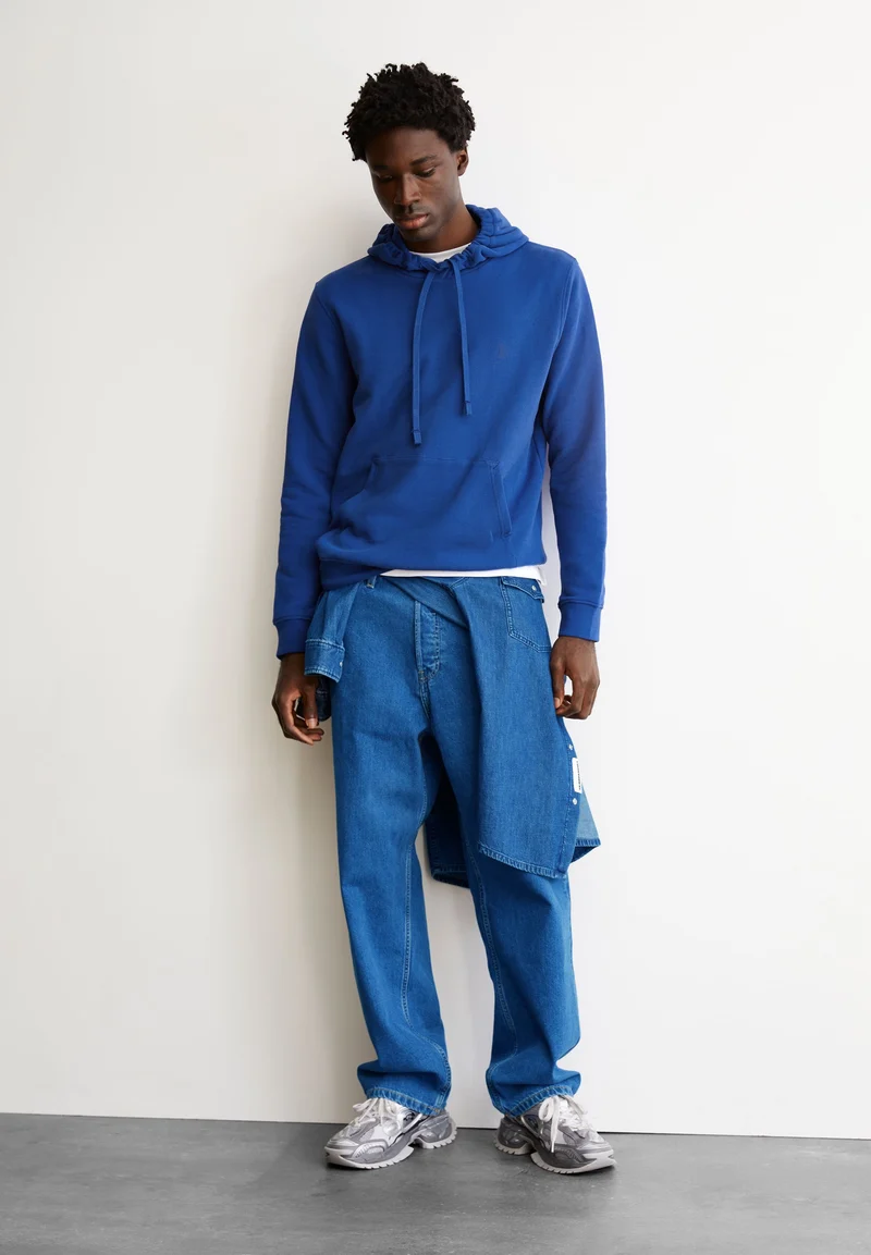 PAARLO FLEECE HOODIE | dark morning
