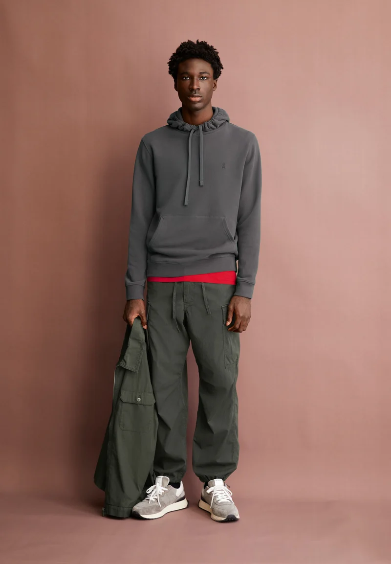 PAARLO FLEECE HOODIE | space steel