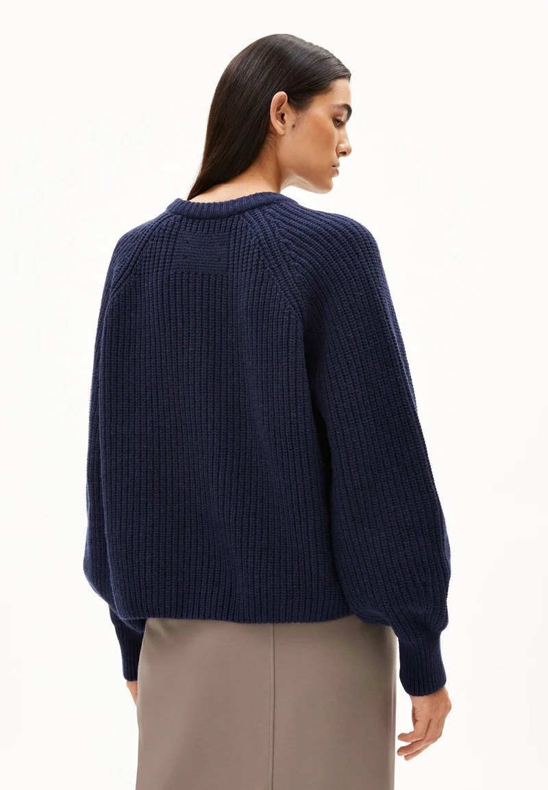 RIPP-STRICKPULLOVER | tinted navy