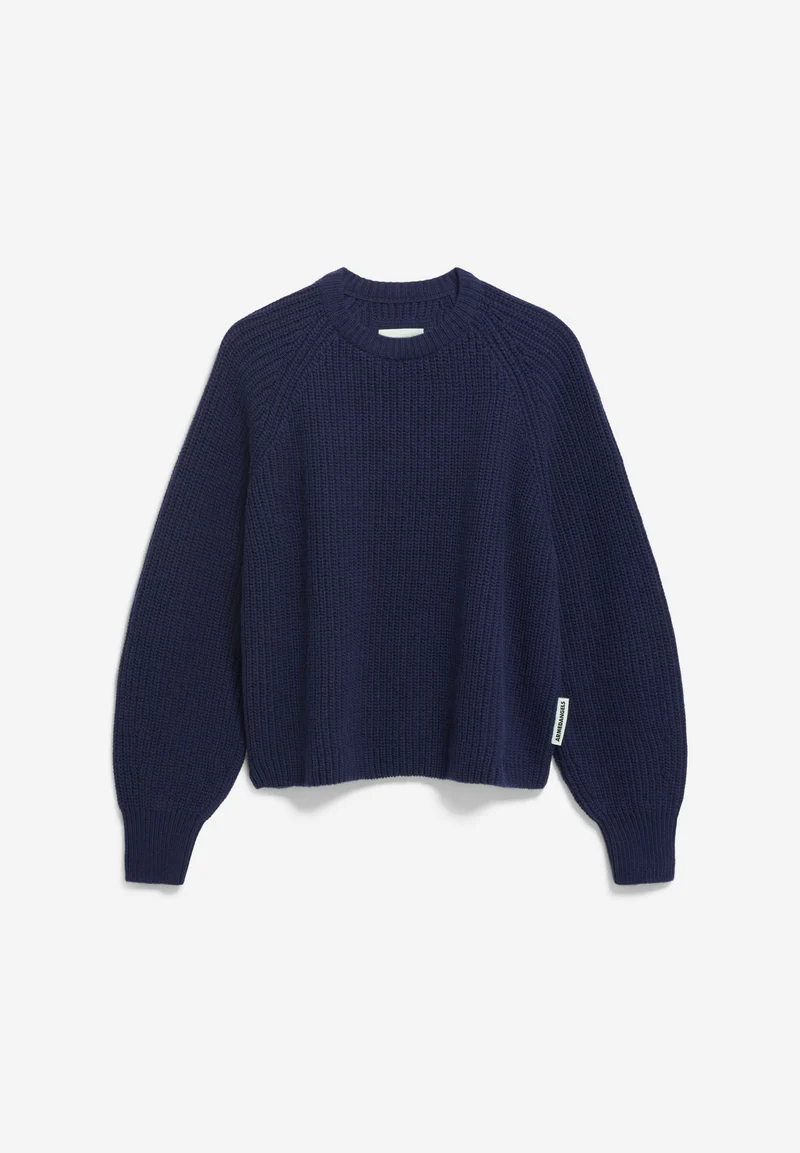 RIPP-STRICKPULLOVER | tinted navy