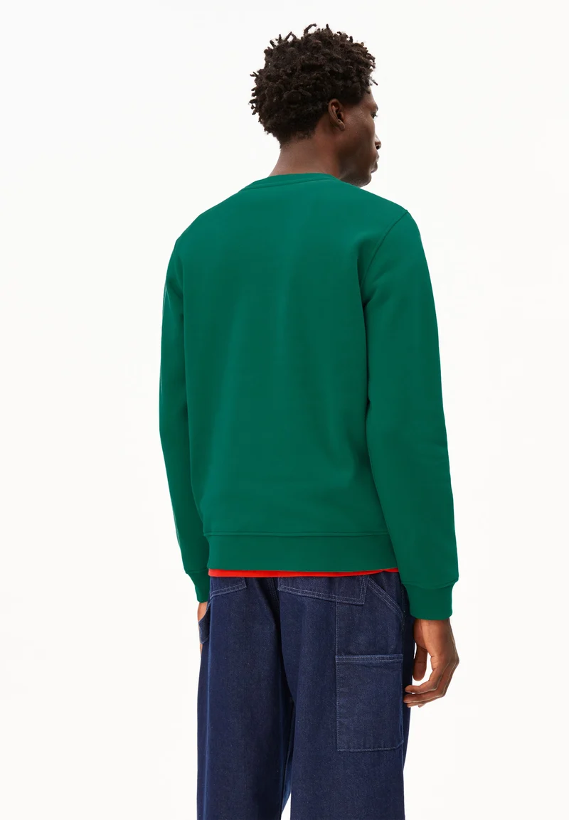 BAARO FLEECE SWEATSHIRT | emerald green