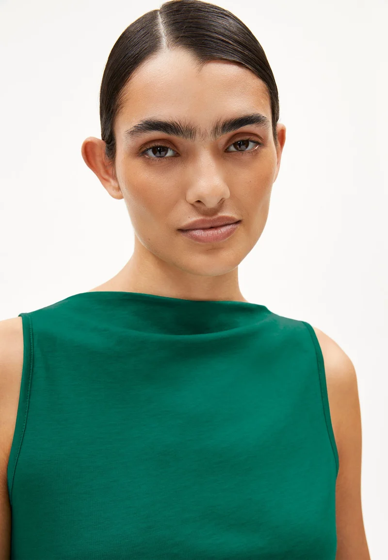LAMINIAA TOP | emerald green