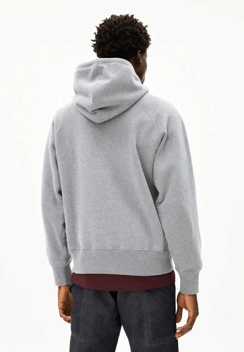 ICONIC Å MELANGE HOODIE | silver melange