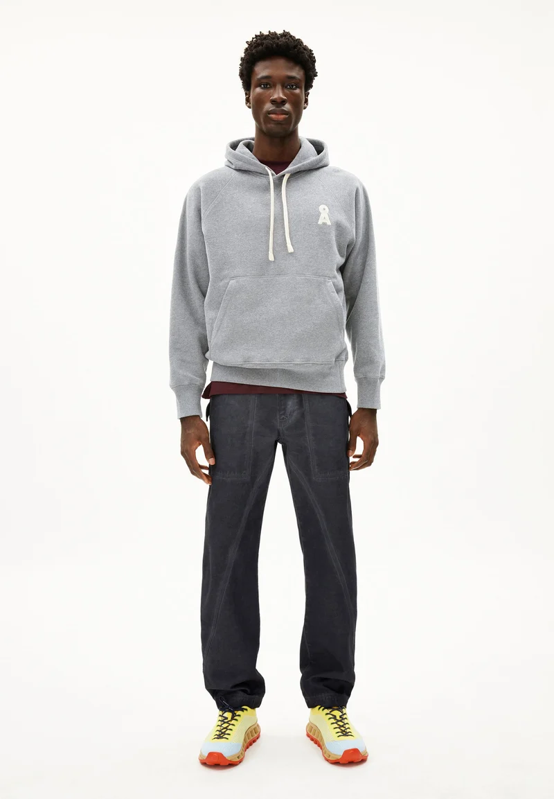 ICONIC Å MELANGE HOODIE | silver melange