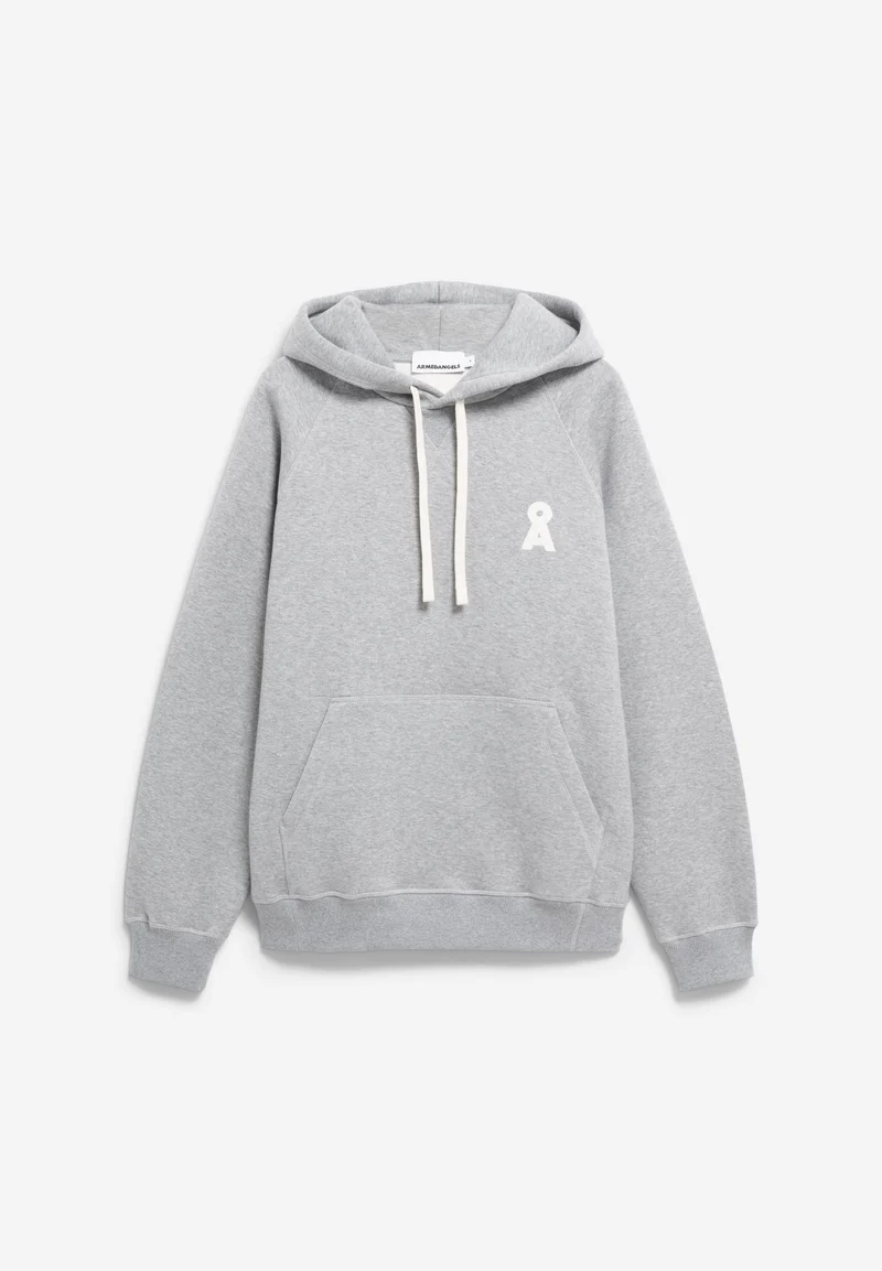 ICONIC Å MELANGE HOODIE | silver melange