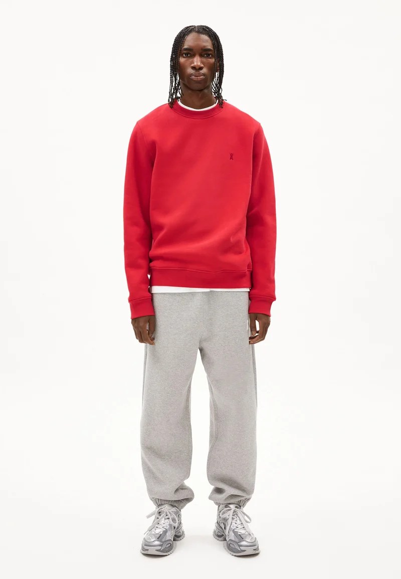 BAARO FLEECE SWEATSHIRT | scarlet red