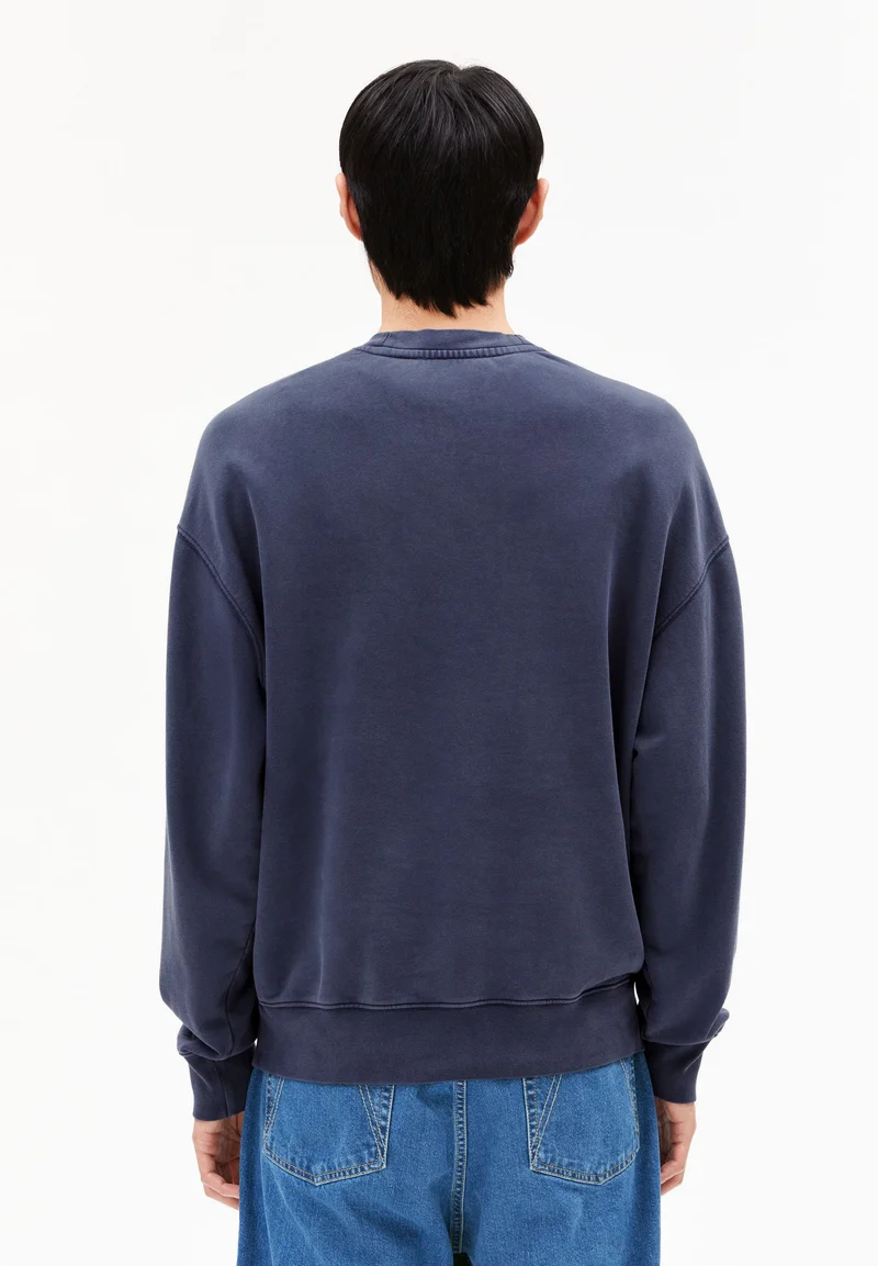 ICONIC Å EMAAL GMT DYE SWEATSHIRT | blue noon washed