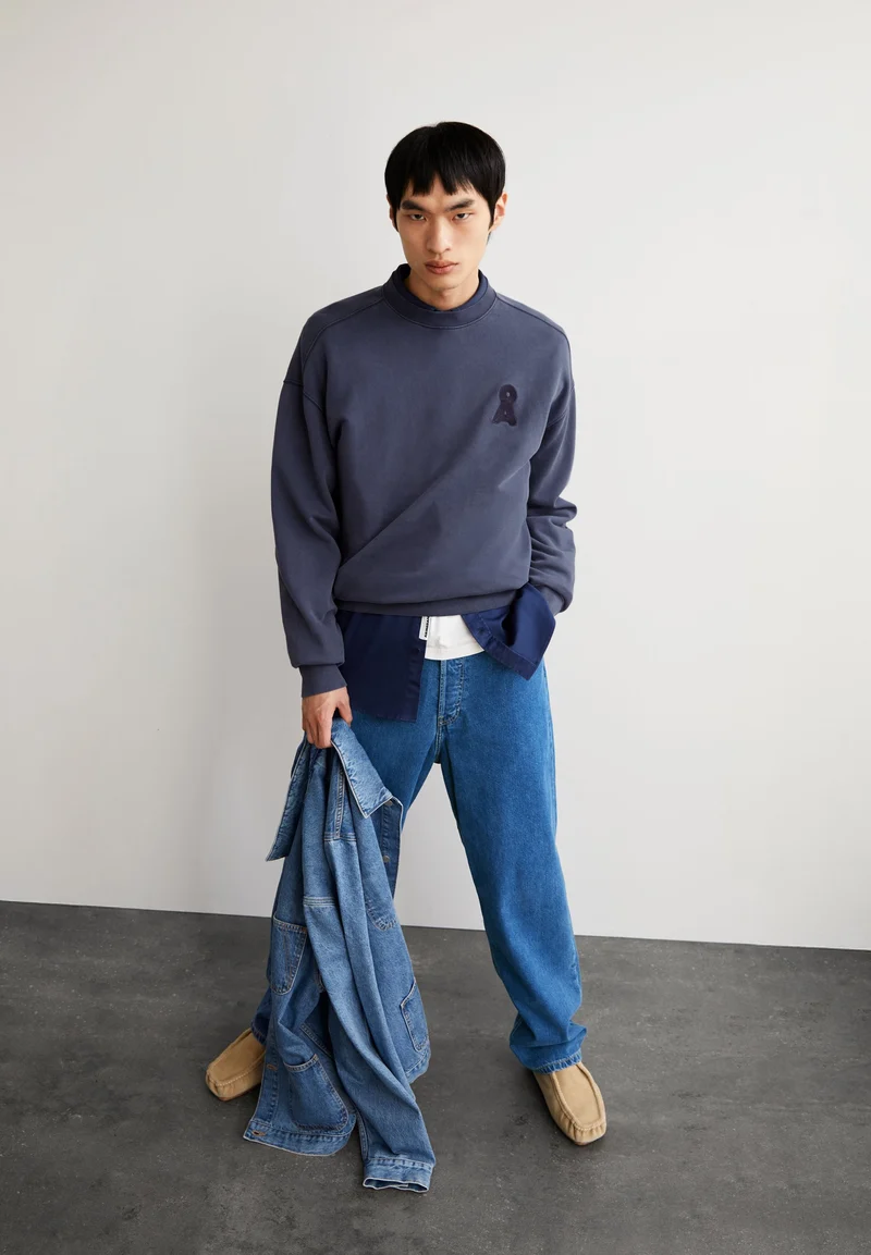 ICONIC Å EMAAL GMT DYE SWEATSHIRT | blue noon washed