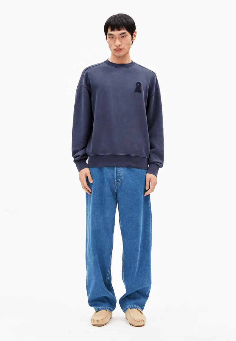ICONIC Å EMAAL GMT DYE SWEATSHIRT | blue noon washed