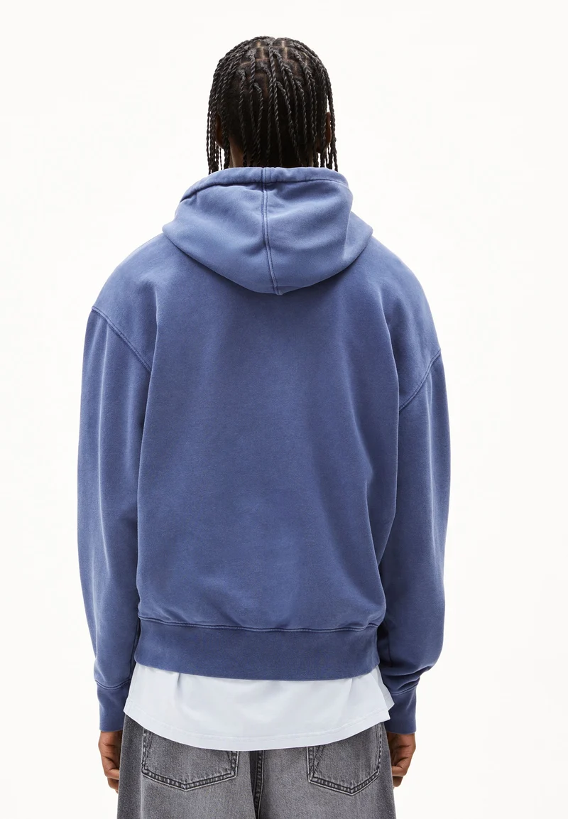 ICONIC Å KIRAAN GMT DYE SWEATHOODIE | blue noon washed