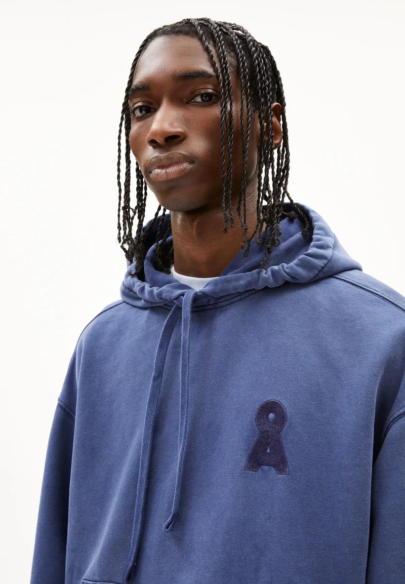 ICONIC Å KIRAAN GMT DYE SWEATHOODIE | blue noon washed