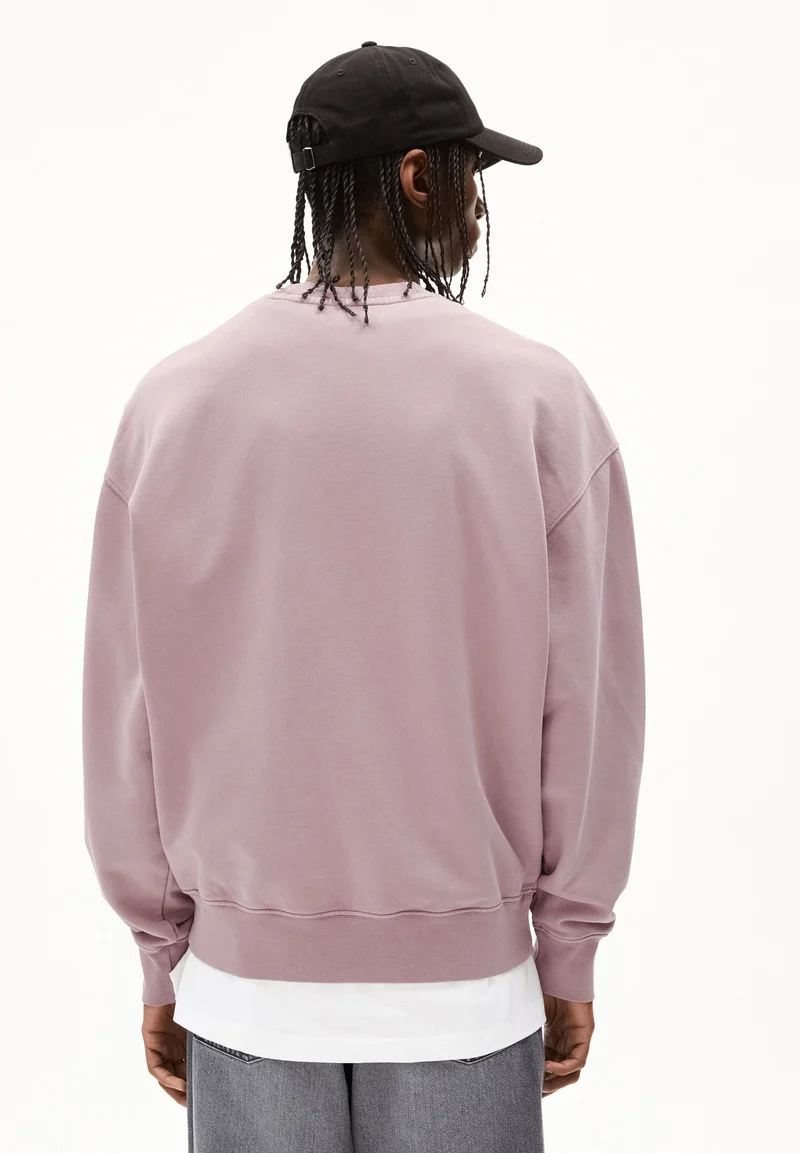 ICONIC Å EMAAL GMT DYE SWEATSHIRT | light grape washed