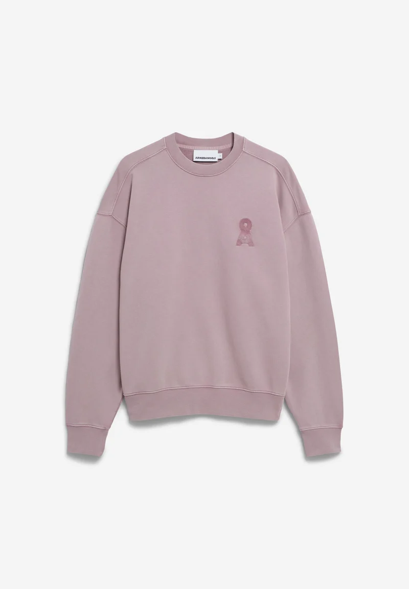 ICONIC Å EMAAL GMT DYE SWEATSHIRT | light grape washed