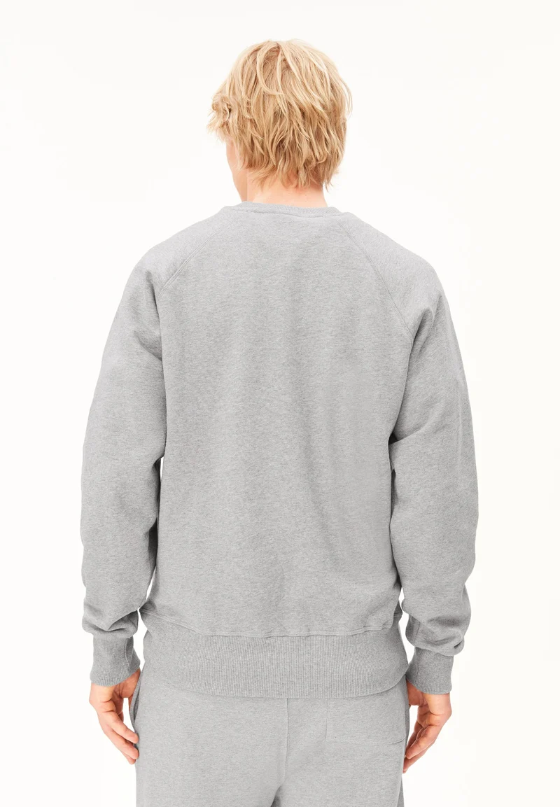ICONIC Å MELANGE SWEATSHIRT | silver melange