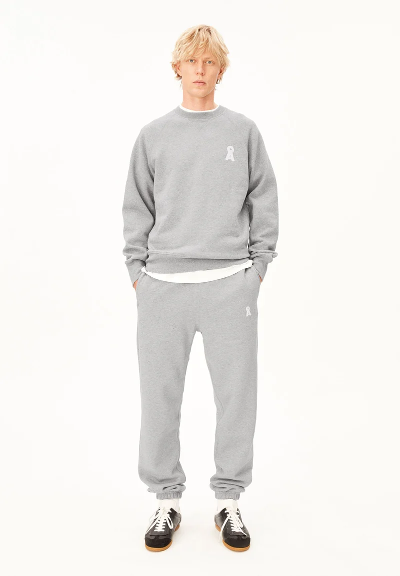 ICONIC Å MELANGE SWEATSHIRT | silver melange