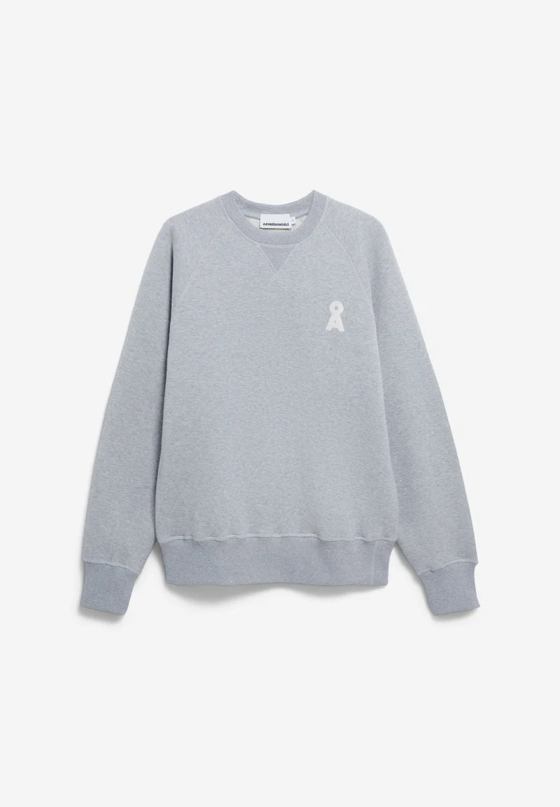 ICONIC Å MELANGE SWEATSHIRT | silver melange