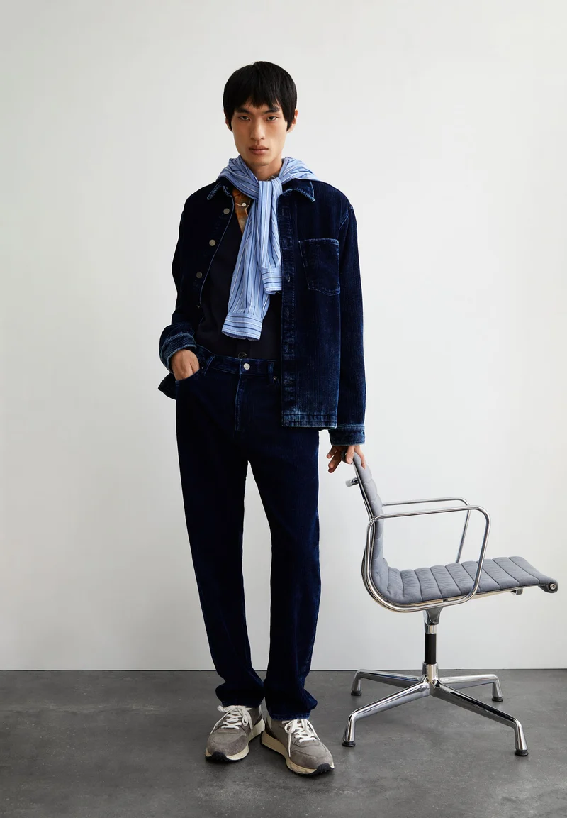 MAAKX INDIGO CORDHOSE | indigo corduroy