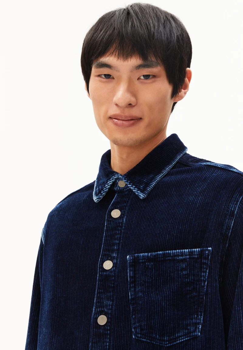 YUNAAI INDIGO CORDJACKE | indigo corduroy