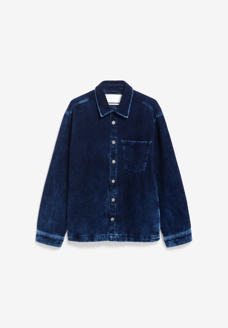 YUNAAI INDIGO CORDJACKE | indigo corduroy