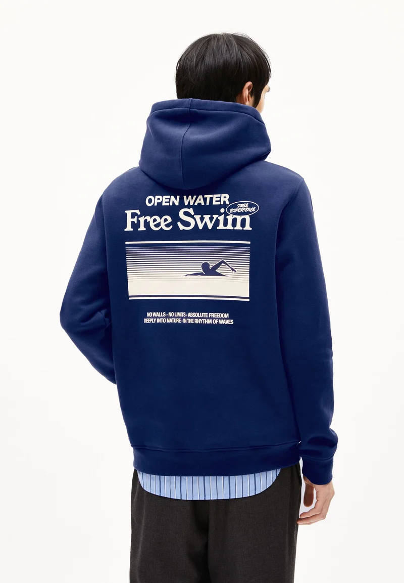 PAARLO FREE SWIM SWEATHOODIE | blue noon