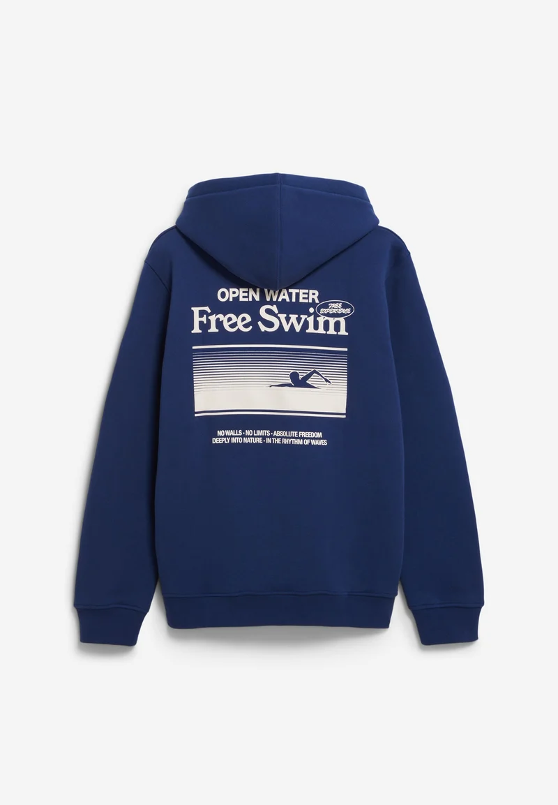 PAARLO FREE SWIM SWEATHOODIE | blue noon