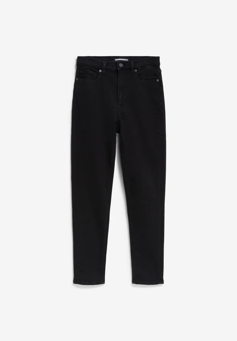 INGAA HIGH WAIST SKINNY JEANS | rinse black