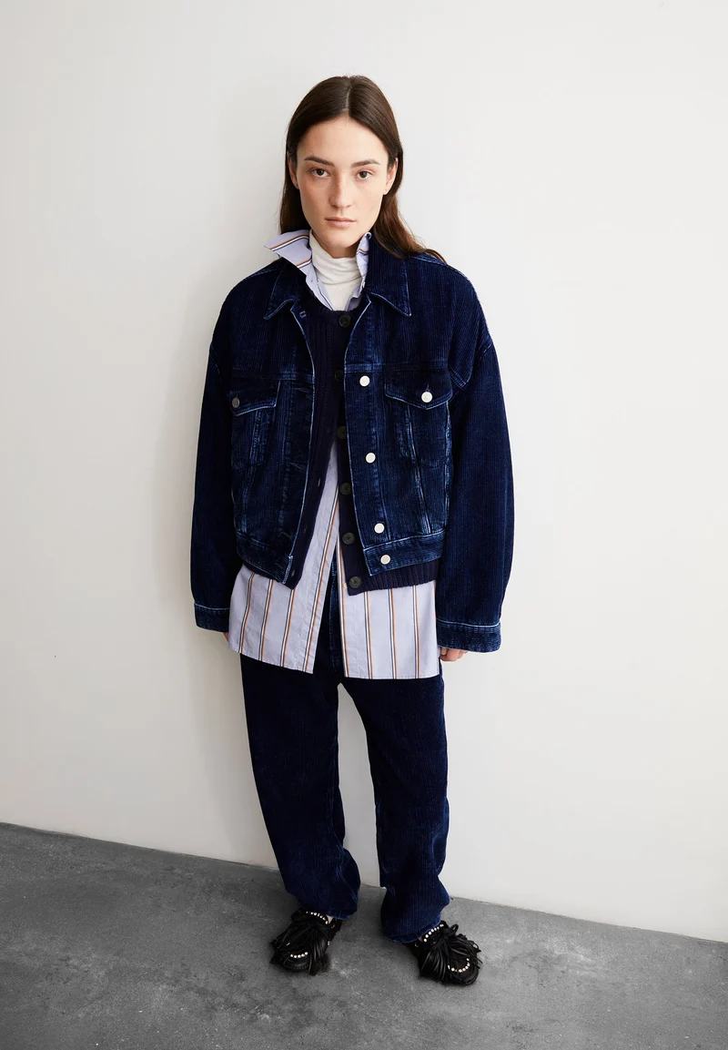 PAASITHE INDIGO CORD JACKE | indigofera