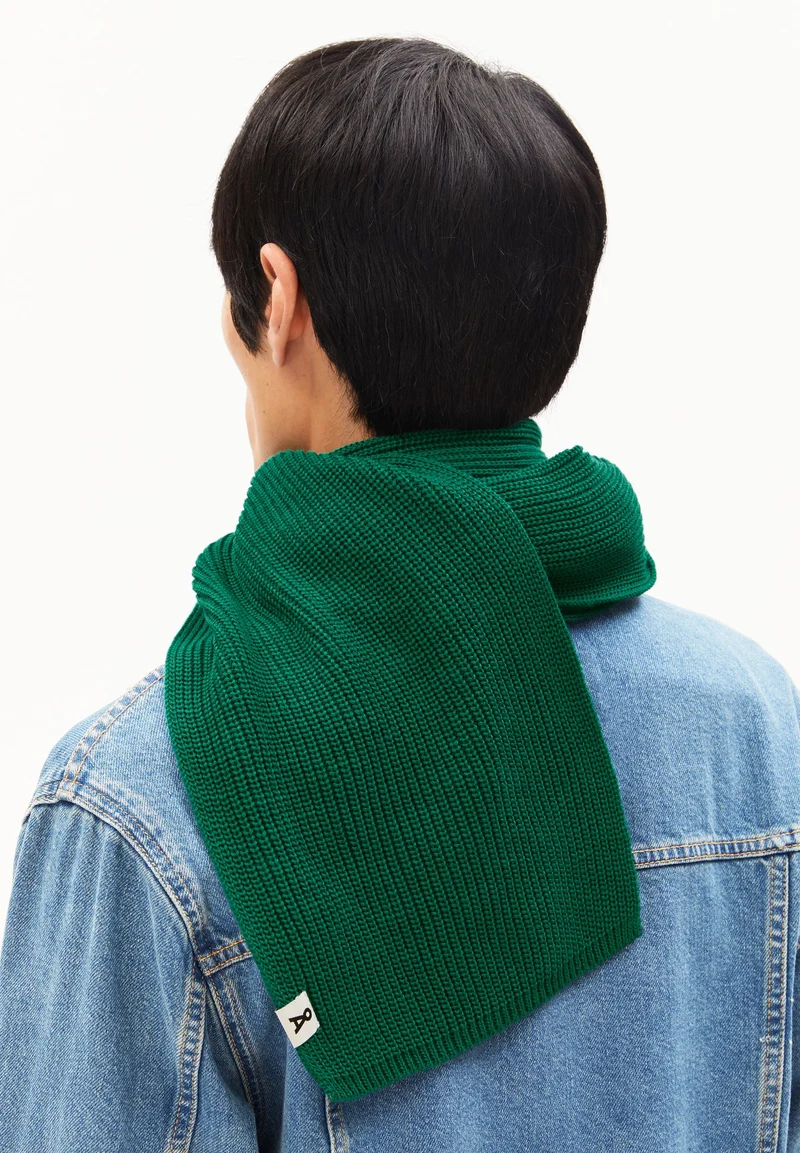 ICONIC Å CLAASAS BAUMWOLL-SCHAL | emerald green