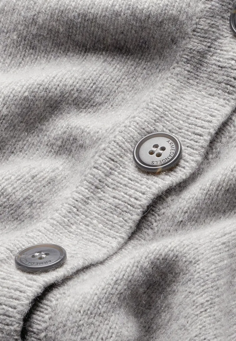 KAAJA STRICKJACKE | silver melange