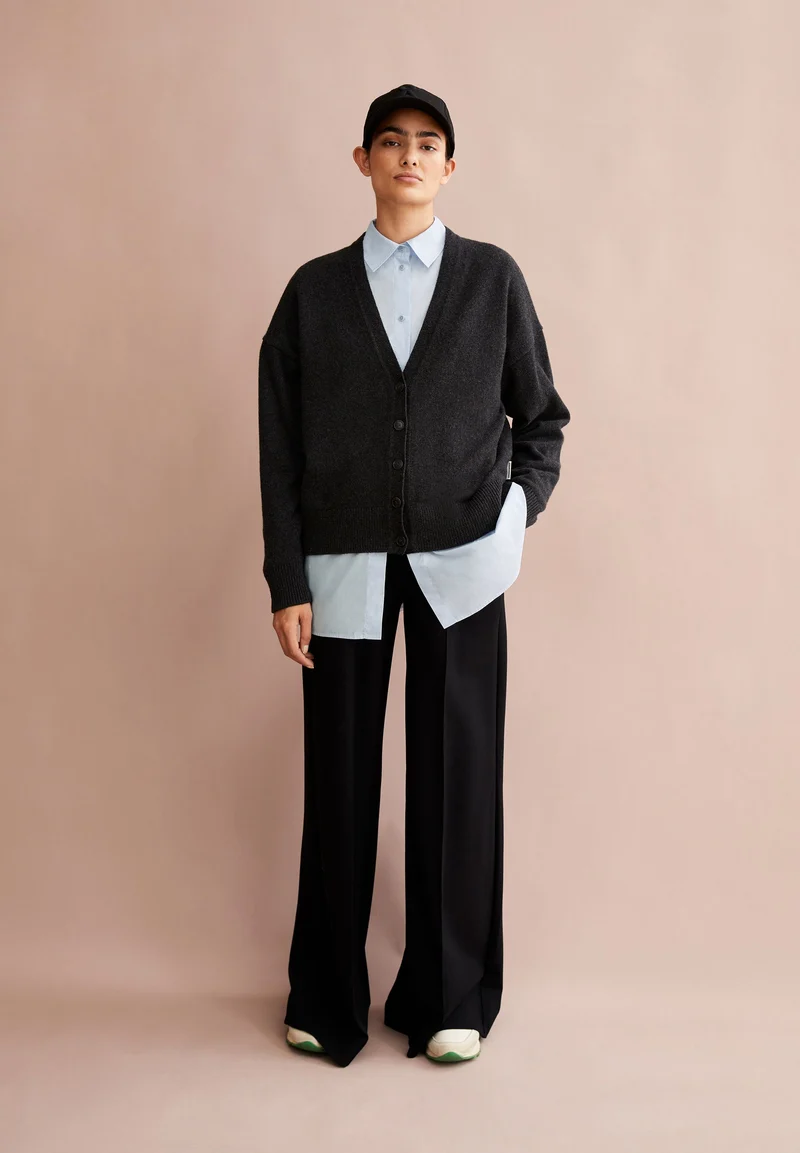 KAAJA STRICKJACKE | steel melange