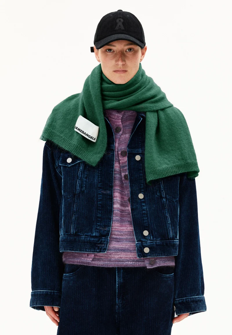 YUKINAA SOLID SCHAL | emerald green