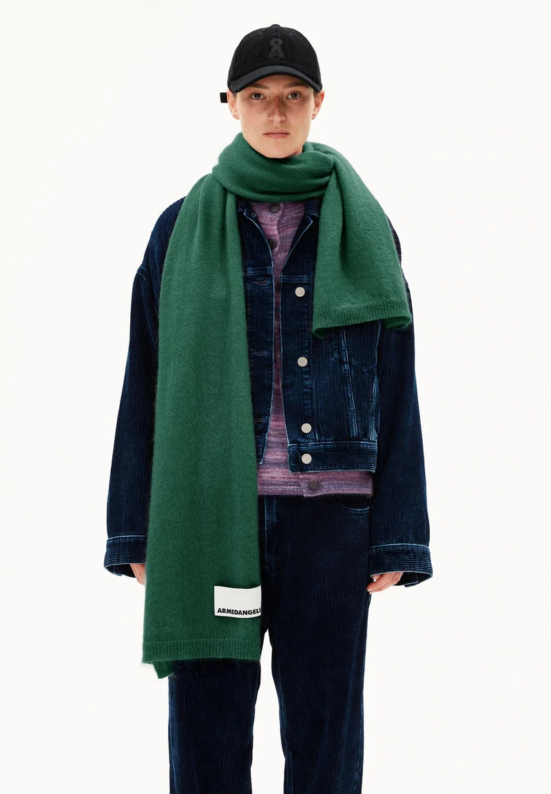 YUKINAA SOLID SCHAL | emerald green