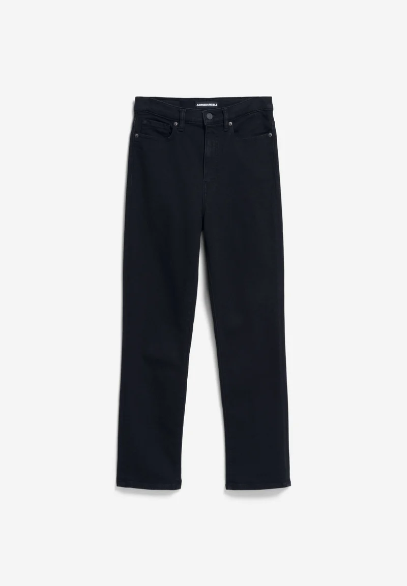 LEJAANI HIGH WAIST SLIM JEANS | rinse black