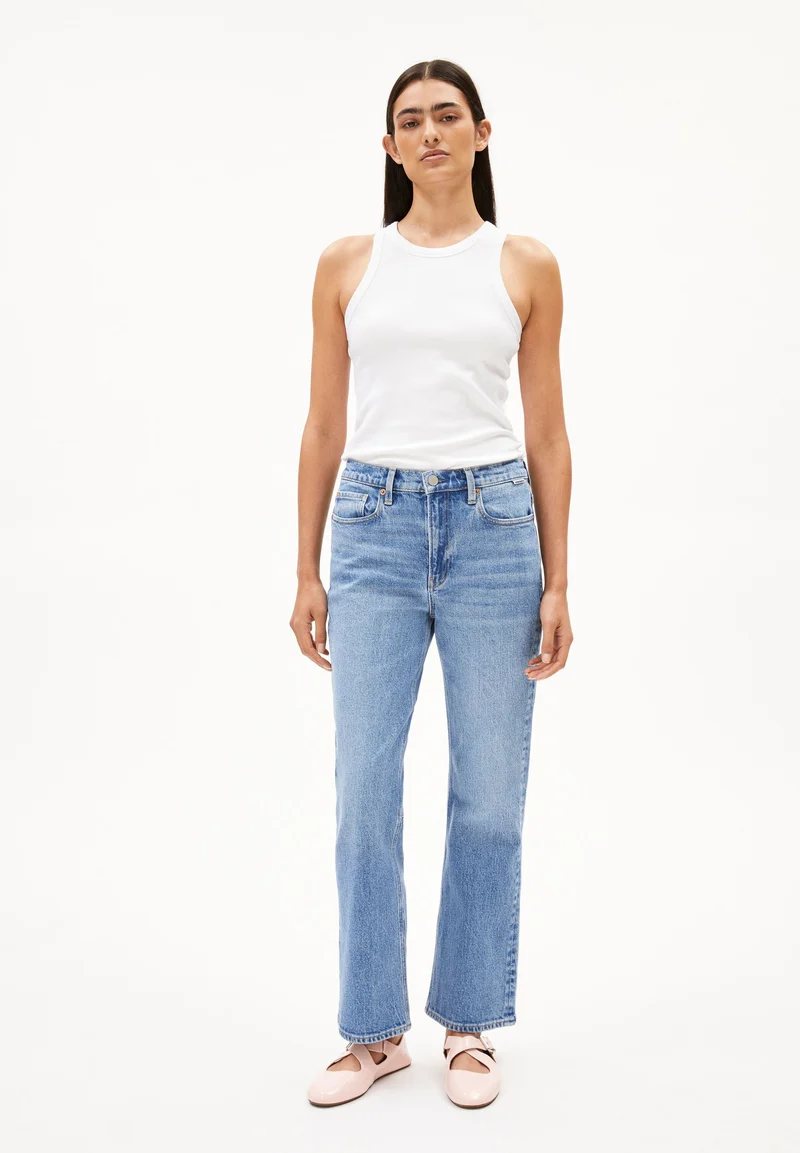 VELAARI MID WAIST FLARED JEANS | garda