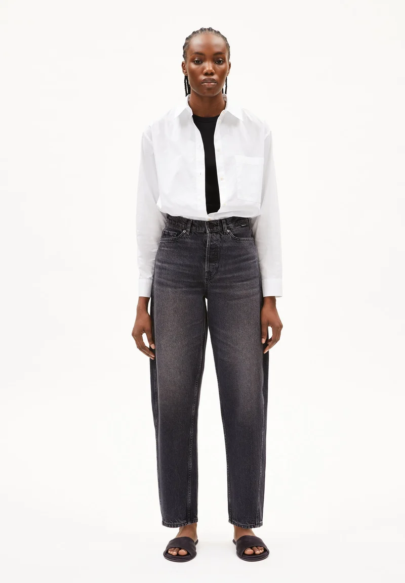 BAARELL HIGH WAIST BARREL JEANS | crestone