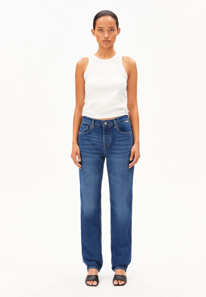 AAVELINE MID STRAIGHT JEANS | bellagio
