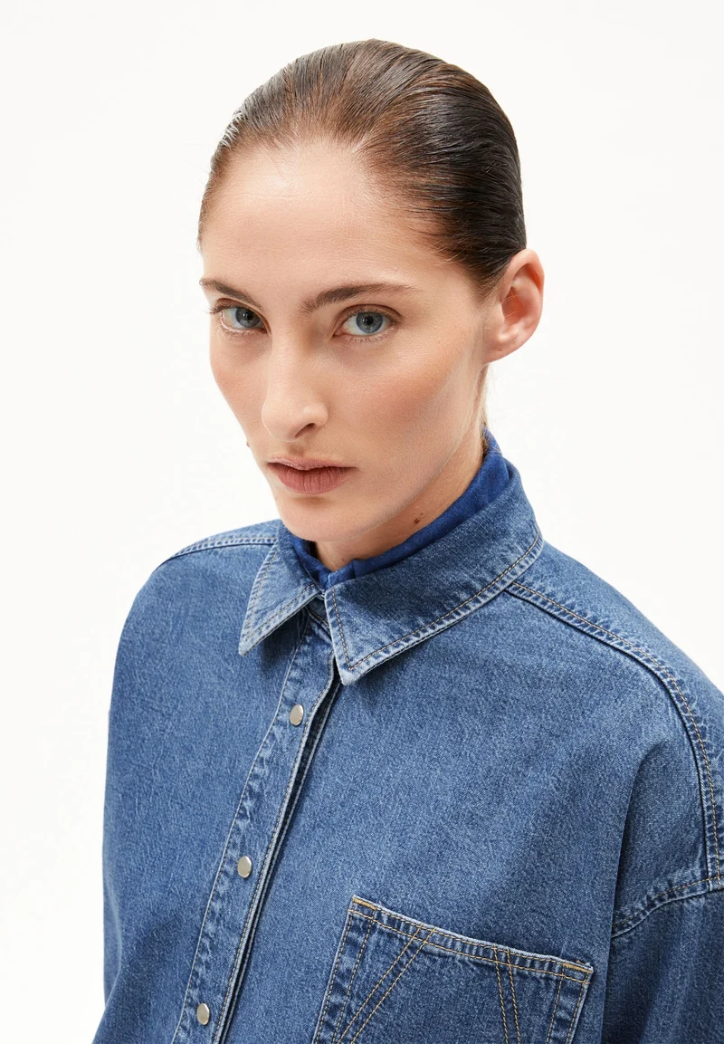NALAANI JEANSBLUSE | sea foam