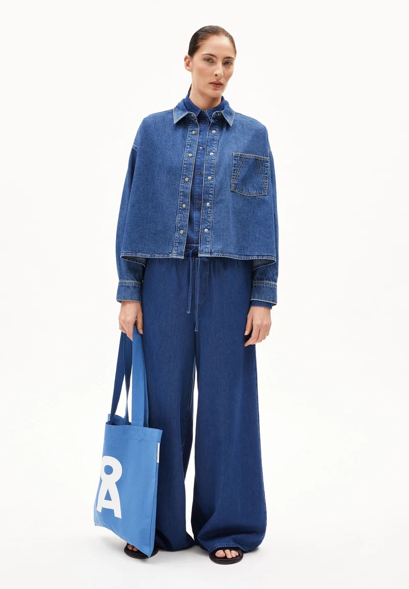 NALAANI JEANSBLUSE | sea foam
