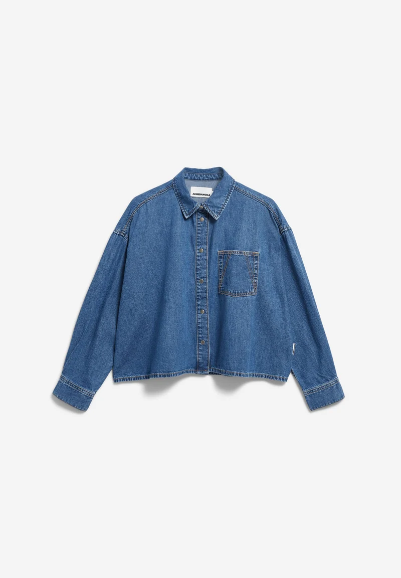 NALAANI JEANSBLUSE | sea foam