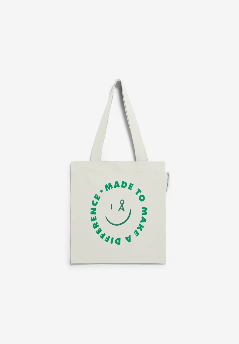 TOTAA SMILEY TOTE BAG | oatmilk