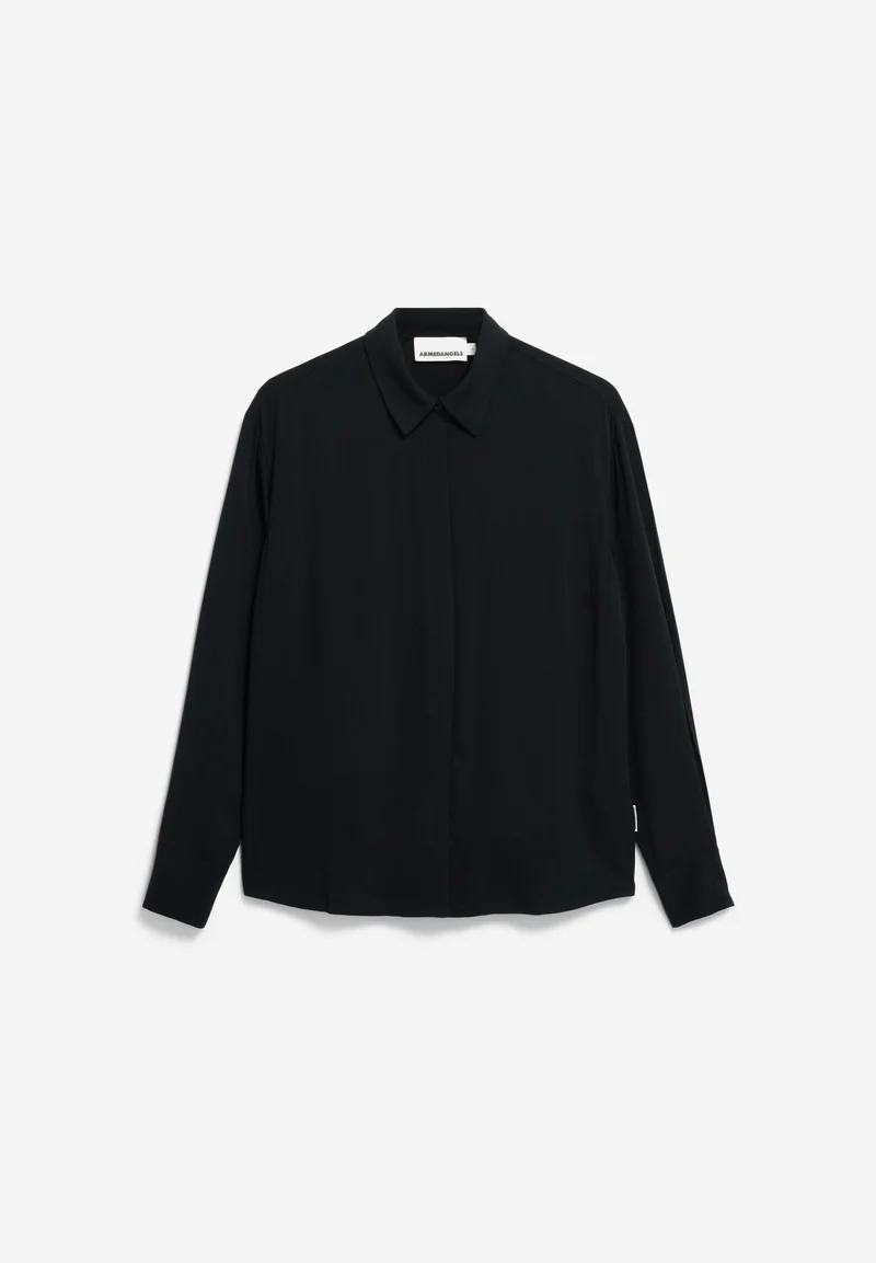 LARISAANA LANGARMBLUSE | black