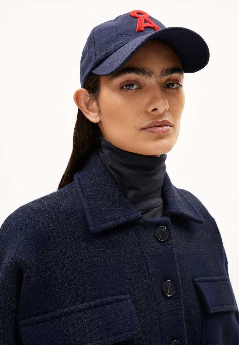 JOAALISON CHECK JACKE | night sky-steel melange