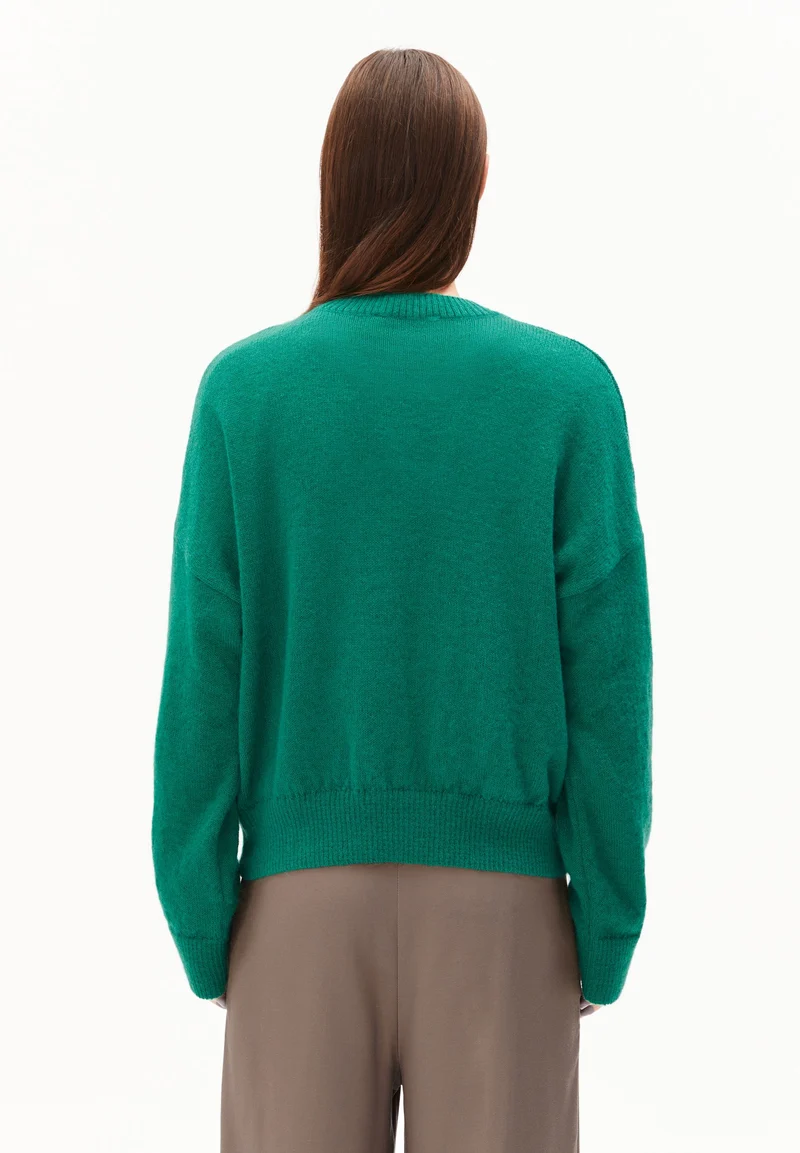 SURI INARIAAS LIGHT STRICKPULLOVER | emerald green