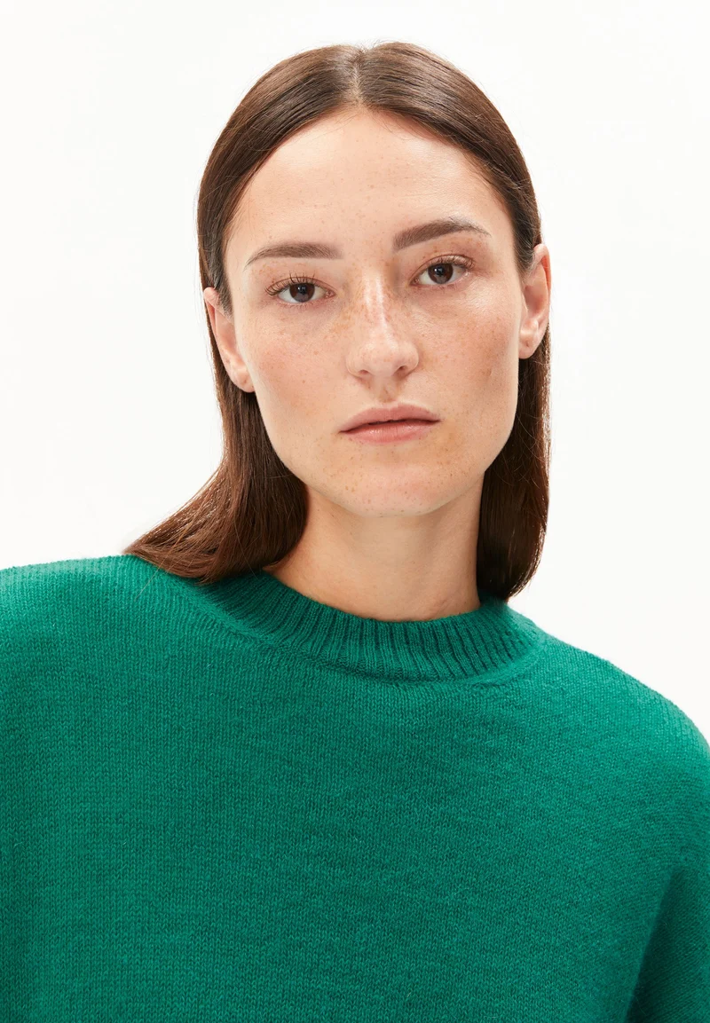 SURI INARIAAS LIGHT STRICKPULLOVER | emerald green