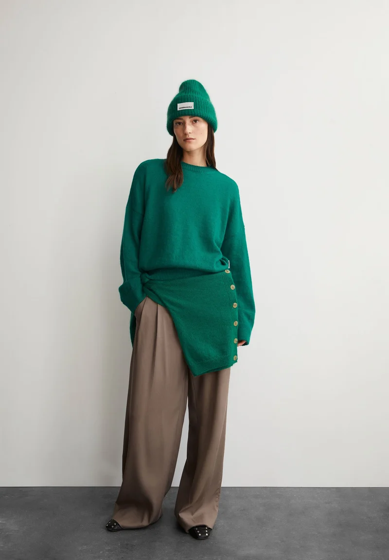 SURI INARIAAS LIGHT STRICKPULLOVER | emerald green