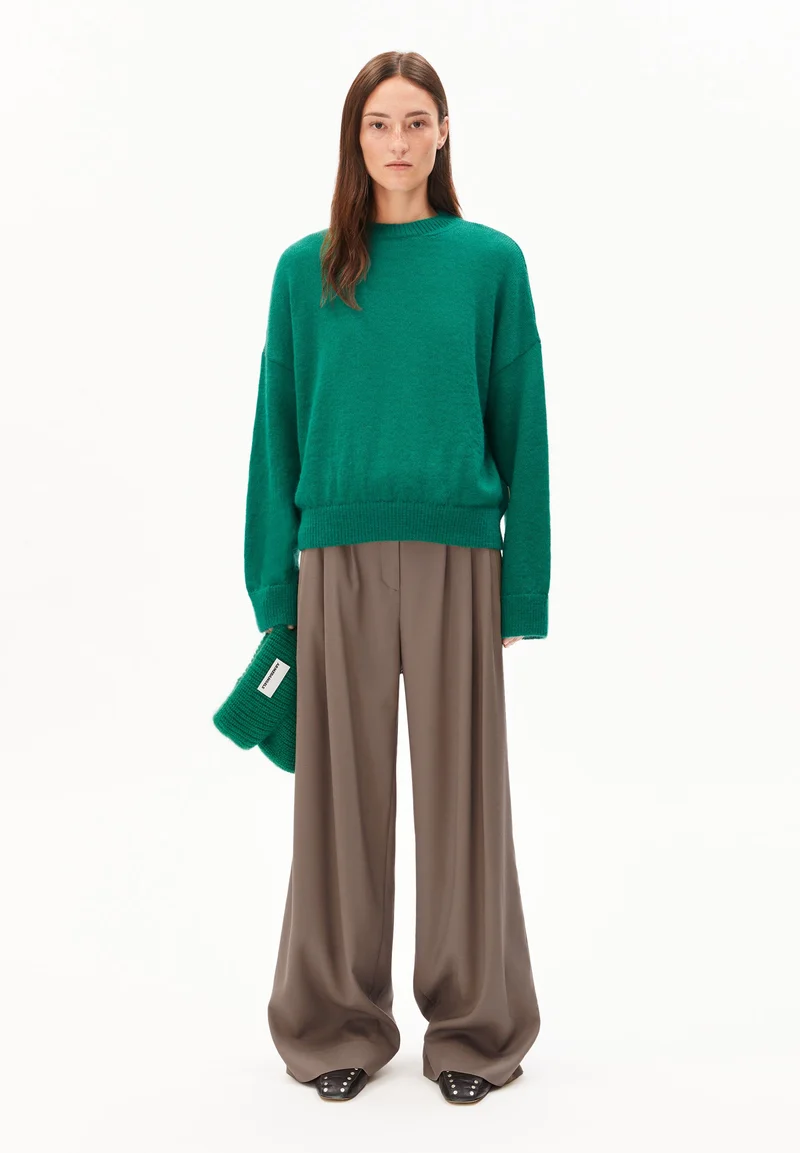 SURI INARIAAS LIGHT STRICKPULLOVER | emerald green