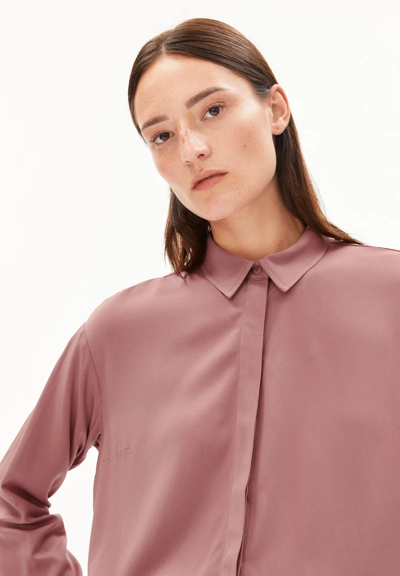 LARISAANA LANGARMBLUSE | light berry