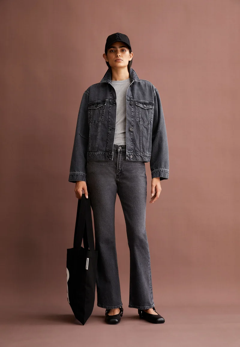 VELAARI MID WAIST FLARED JEANS | cadria
