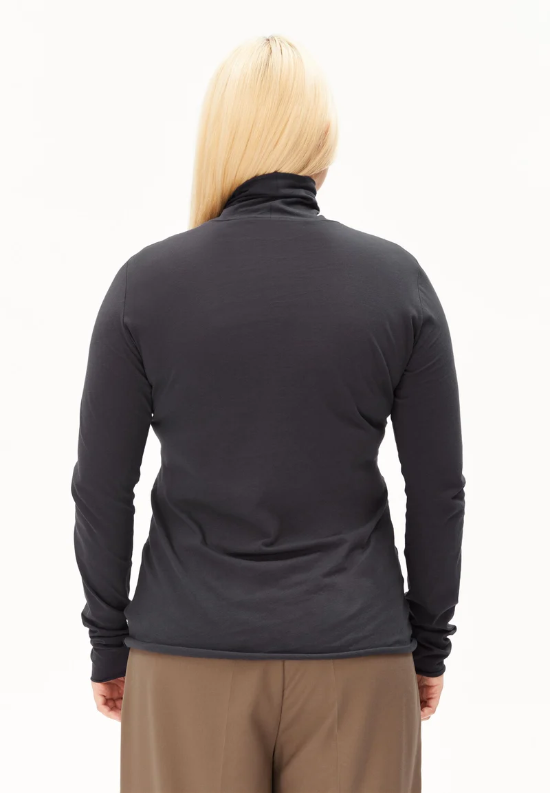 GRAZILIANAA SOFT LANGARMSHIRT | dark steel