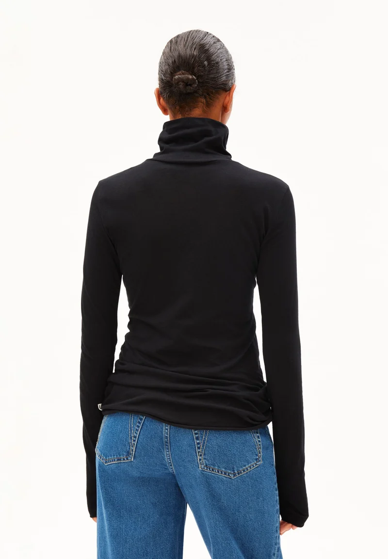 GRAZILIANAA SOFT LANGARMSHIRT | black